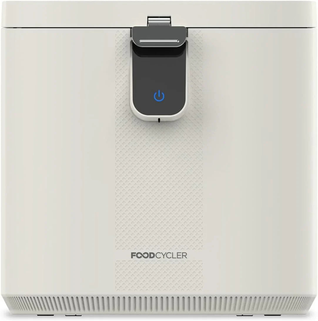 Food Recycling Unit | Indoor Composting Box Alternative | Electric Desktop Food Grinder, equipped with odorless 5-liter indoor food waste bin, facilitating garbage management | Gray