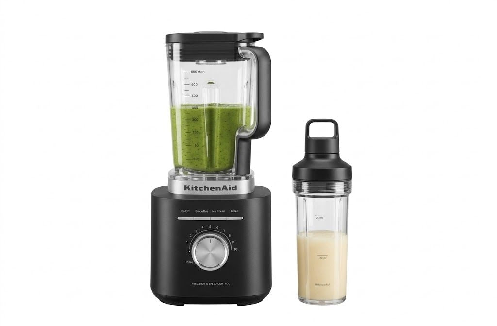 KitchenAid Single Blender with Jar, Precision Control, Black