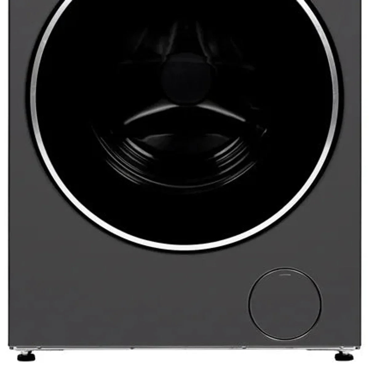 Midea 3.1 cu ft. Graphite Steel Front Load Washer with Quick Wash Option