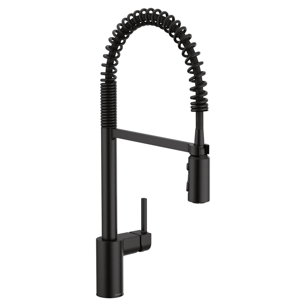 Moen Align Single Handle High Arc Pull Down Sprayer Kitchen Faucet, Matte Black