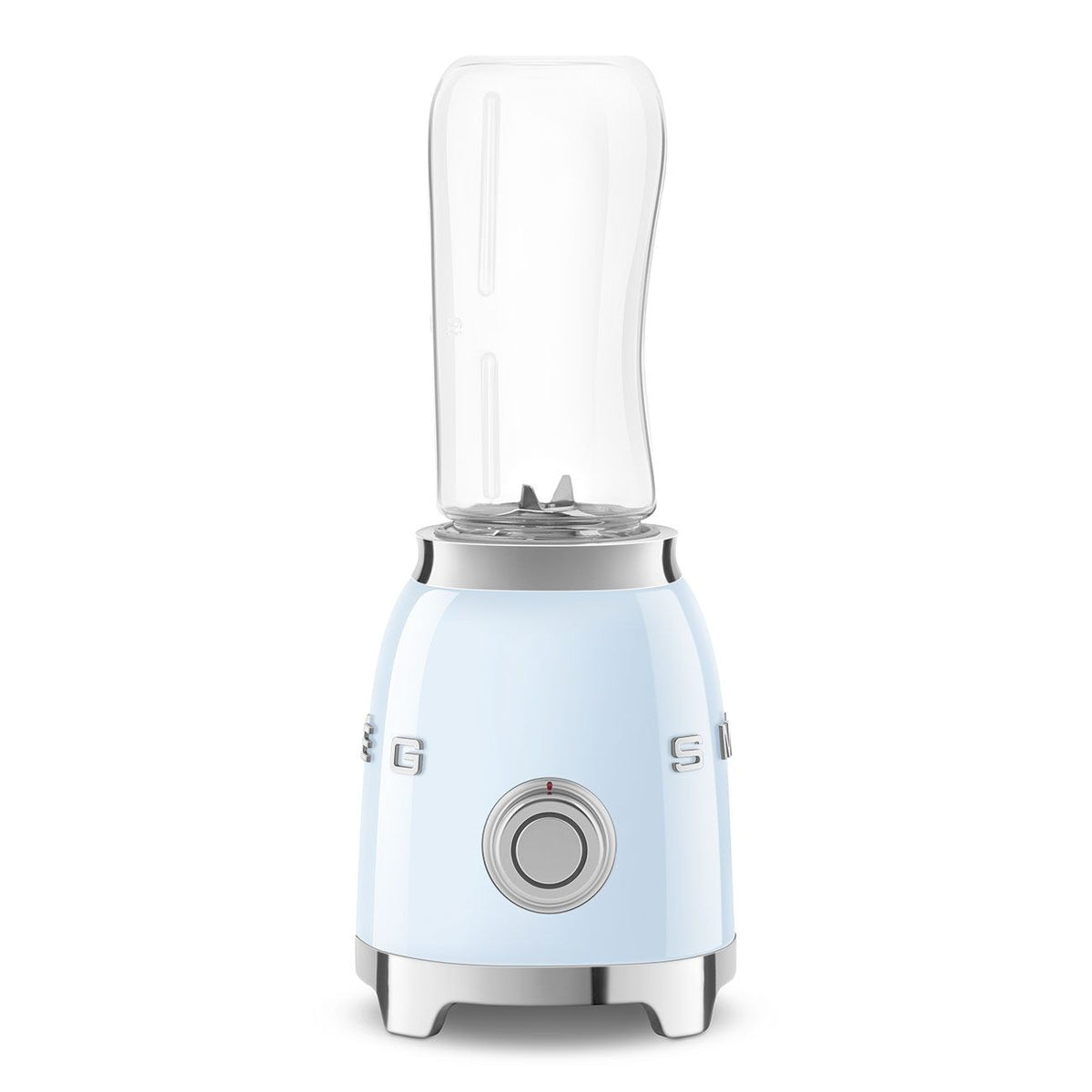 SMEG 300W Stainless Steel Personal Jar Blender, Pastel Blue