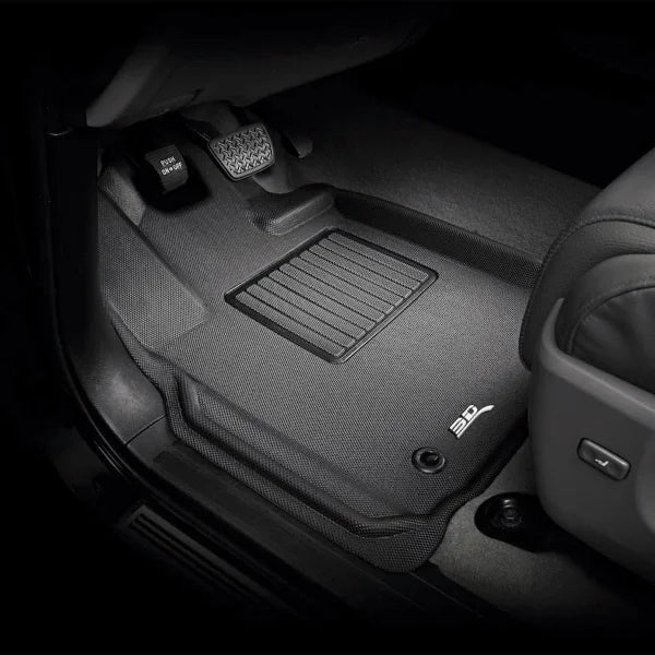 3D MAXpider Mat Custom-fit All-weather Car Mats; Row 1 and 2 Only H1