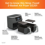 Ninja Foodi DualZone 6-in-1 8-Qt Air Fryer – Black
