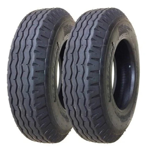 Heavy Duty Highway Trailer Tires 8-14.5 14PR Load Range G Set 2 S3