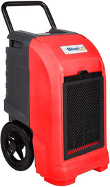 Commercial dehumidifier, suitable for homes, basements, garages and workplaces. Industrial water loss treatment equipment - a set of 1-piece, blue