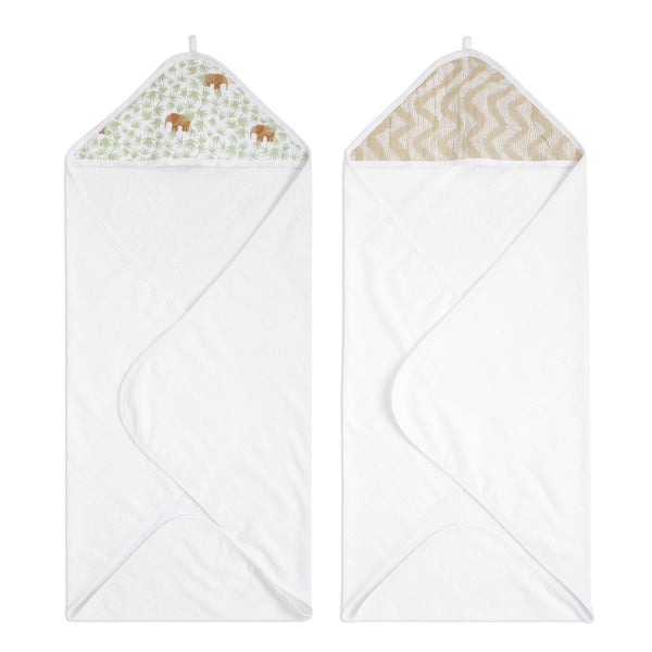 Aden + Anais Tanzania Hooded Towels, 2-pk W8