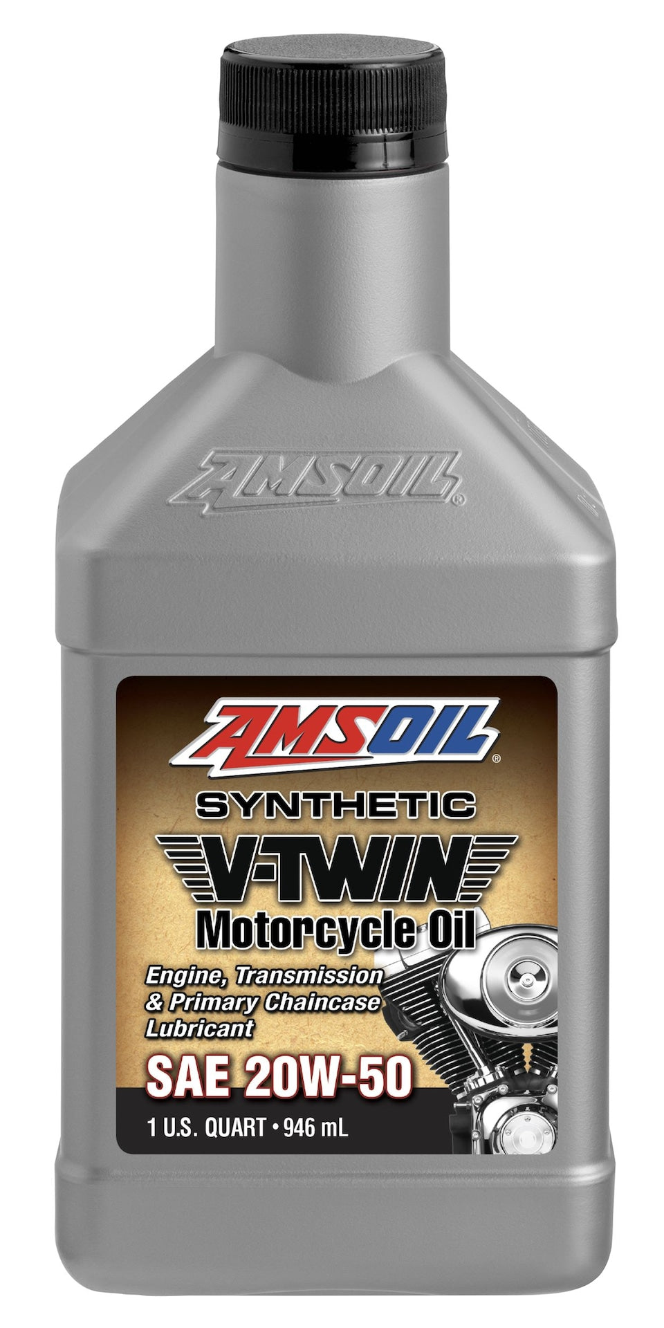 Amsoil Synthetic Motorcycle Oil 20W50, 946-mL