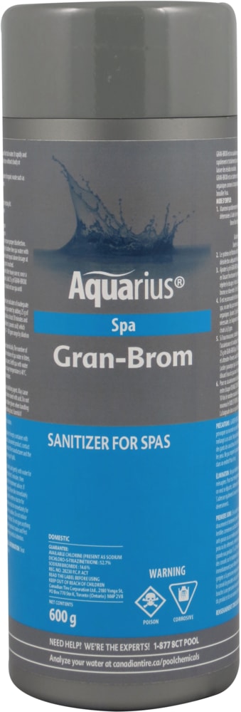 Aquarius Gran-Brom, Sanitizer for Spa, 600-g S8