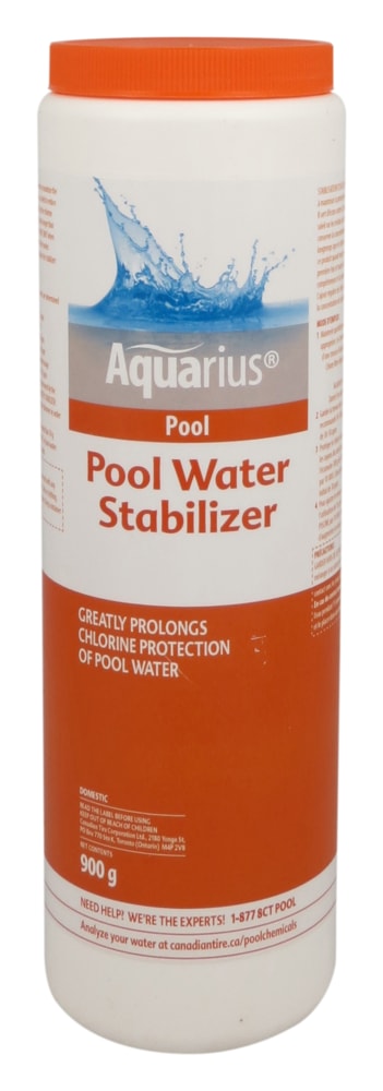 Aquarius Pool Water Stabilizer, Chlorine Protection, 900-g P3