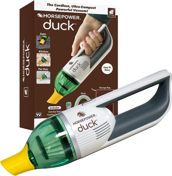 As Seen On TV Horsepower Duck Ultra-Compact Cordless Handheld Vacuum S0