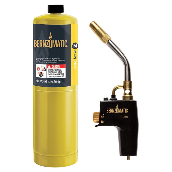 Bernzomatic TS4000 MAP-Pro High-Heat Propane Torch Kit, 400-g H3