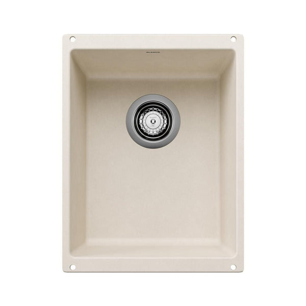 Blanco Precis SILGRANIT 13-in Undermount Bar Sink, Soft White V7