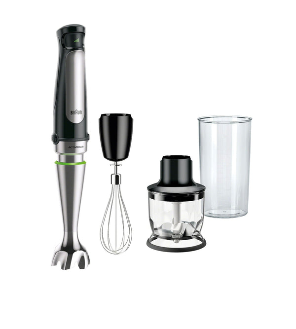 Braun Hand Blender & 1.5-Cup Food Processor with Whisk and Beaker Q7
