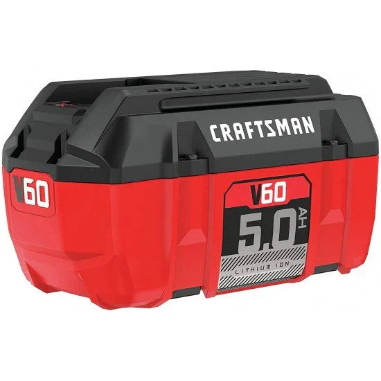 CRAFTSMAN V60 Battery, 5.0 Ah Lithium Ion (CMCB6050) U5