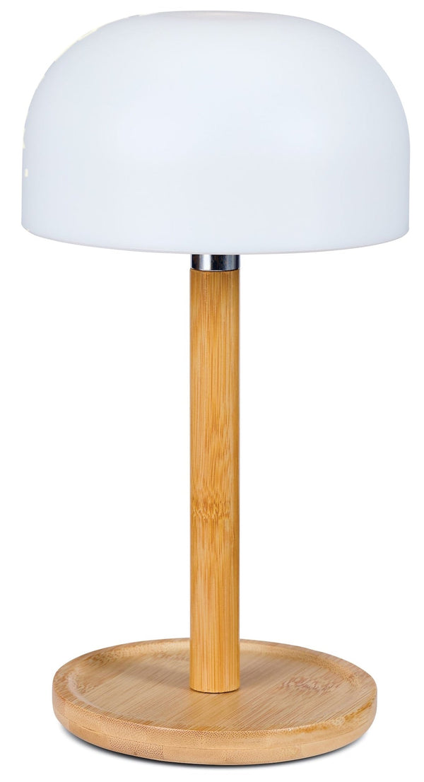 CANVAS Outdoor Rechargable Bamboo Mushroom Lamp, Multiple Colour Modes I8