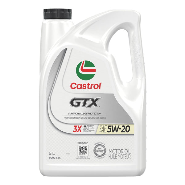 Castrol GTX ULTRACLEAN 5W20 Conventional Engine/Motor Oil, 5-L H2