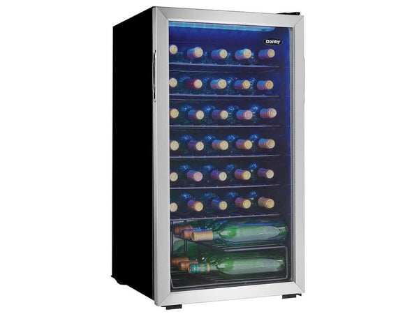 Danby 36 Bottle Free-Standing Wine Cooler in Stainless Steel (DWC036A1BSSDB-6) Z0