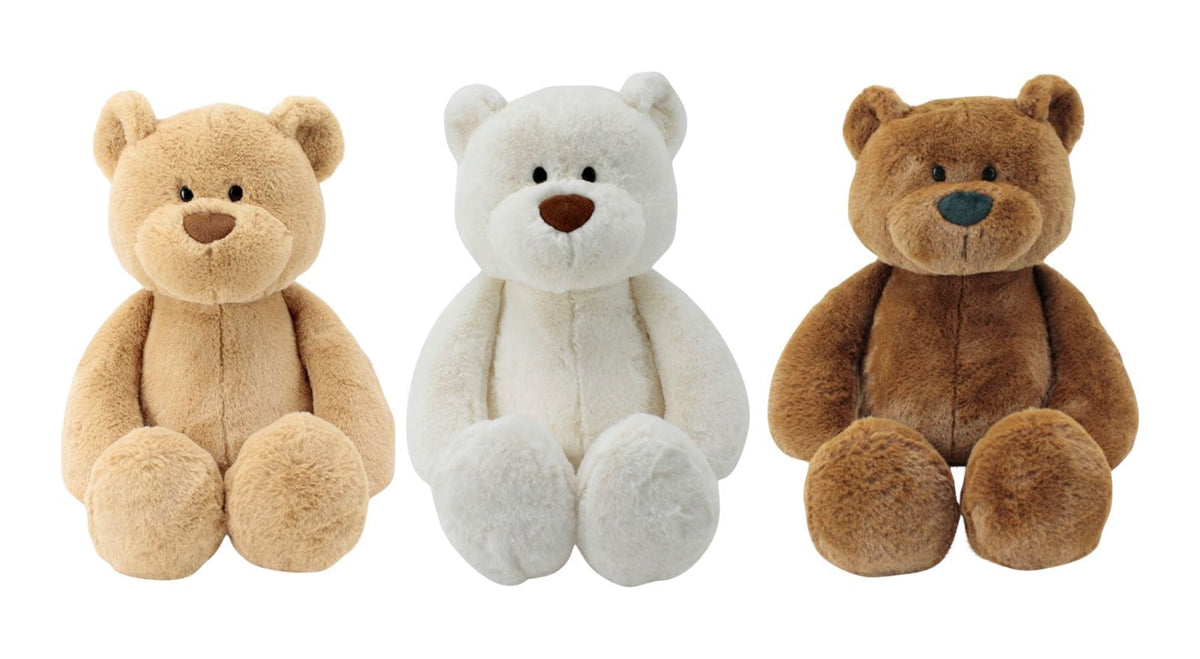 Classic Dangle Bears Plush Stuffed Animal Toys, Assorted, 13-in