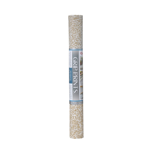 Con-Tact Grip Prints Non-Adhesive Cushioned Shelf/Drawer Liner, Beige Granite, 18-in x 4-ft G6
