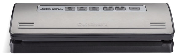 Cuisinart One-Touch Vacuum Sealer, Stainless Steel, Black J0