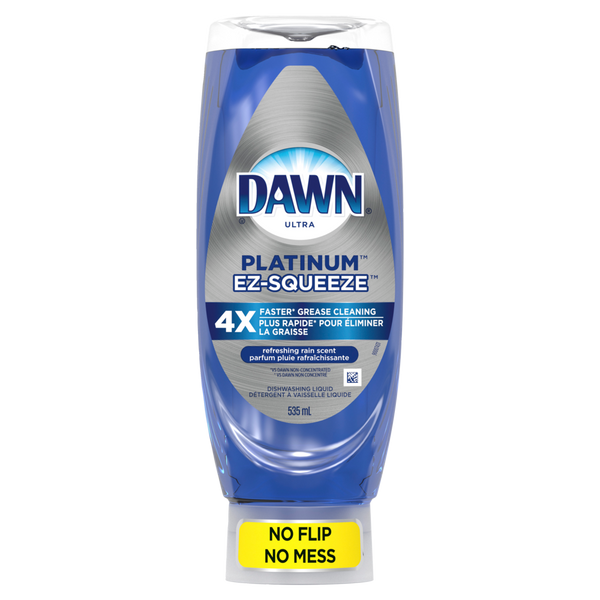Dawn Ultra Platinum EZ-Squeeze Liquid Dish Soap, Rainshower Scent, 535-mL L2