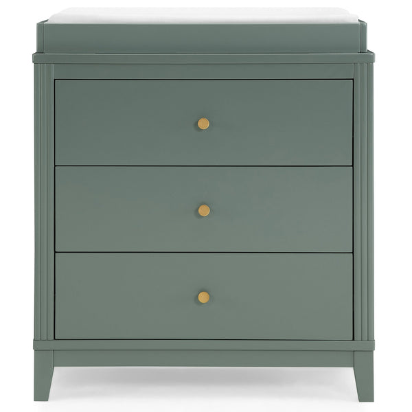 Delta Eloise 3-Drawer Dresser with Changing Top, Grassy Glen E7