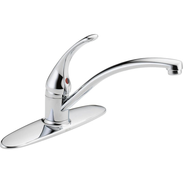 Delta Faucet Principals Single Handle Kitchen Faucet, Chrome R7