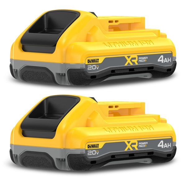 DEWALT 20V MAX XR 4Ah Powerpack Battery with LED Indicator, 2-pk N1