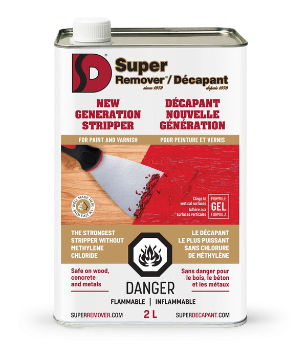 DS Super Remover New Generation Paint & Varnish Stripper/Remover, 2-L I8