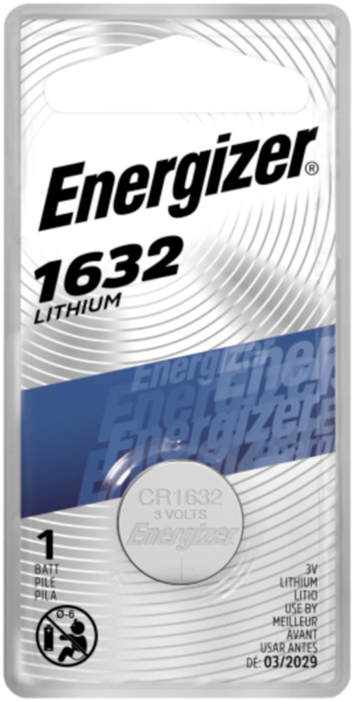 Energizer 1-pk CR1632 3V / 3 Volt Lithium Coin Cell Battery Q7