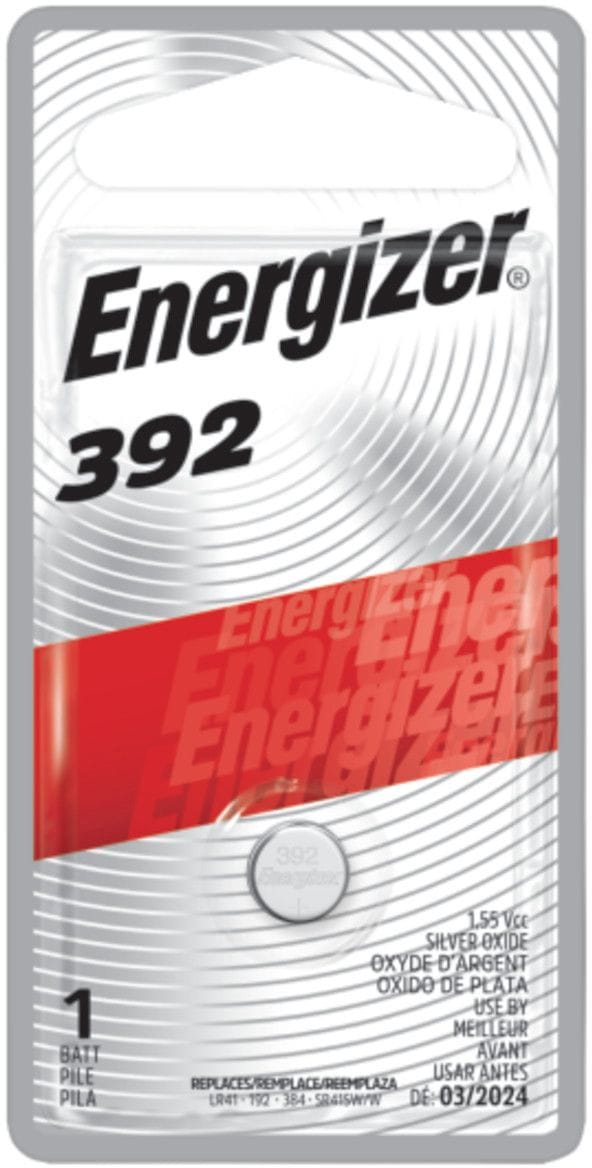 Energizer Silver Oxide 1-pk 392 1.5V / 1.5 Volt Zero Mercury Button CellBattery C6
