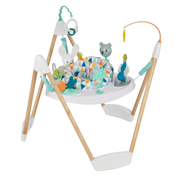 Evenflo ExerSaucer Woodland Wonder Activity Jumper, White Y7
