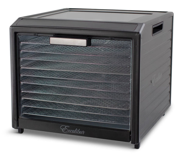 Excalibur Performance Series 10-Tray Food Dehydrator, Steel, 700W, Stainless Steel, Black I7
