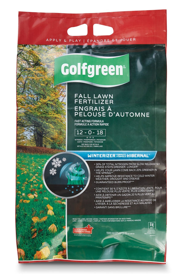 Golfgreen Fall Lawn Fertilizer, 12-0-18, 6-kg B0