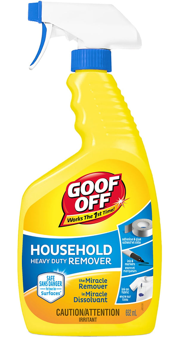 Goof Off Household Heavy Duty Remover, Multi-Purpose Spot & Stain Spray Cleaner, 652-mL Y0