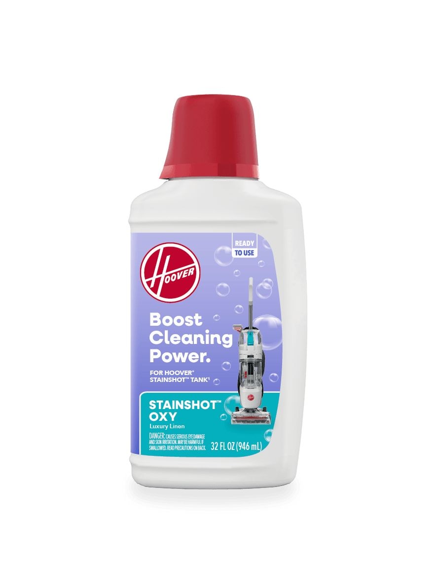 Hoover StainShot Oxy Carpet Cleaning Formula for Hoover StainShot Tank, Paradise Pedals, 32-oz