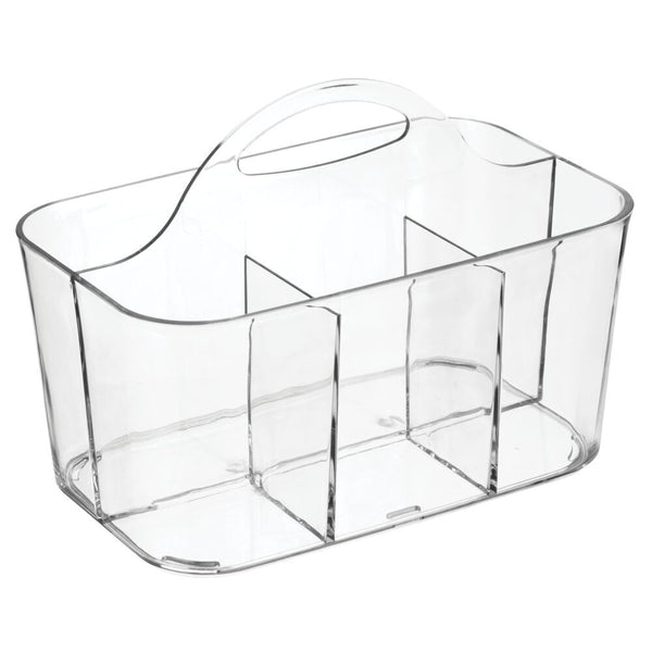 iDesign RPET Clarity Bathroom Organizer Caddy, Clear Q2