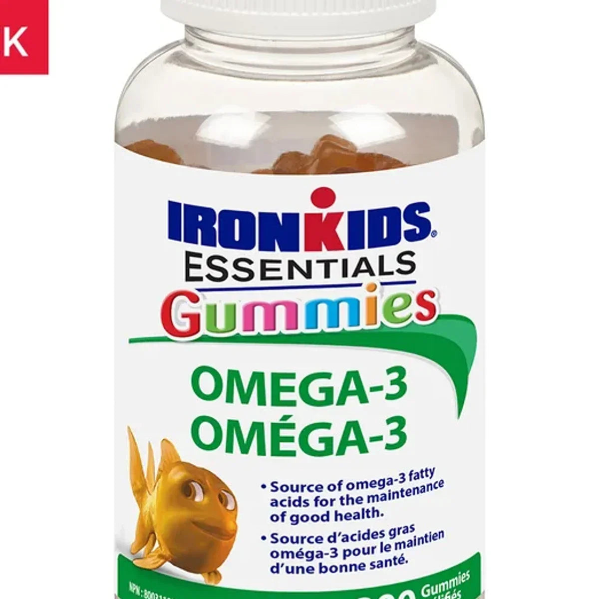 IronKids Essential Omega-3 Gummies, 2 x 200 gummies
