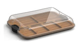 Kamenstein Build-A-Board Divided, Stained Bamboo, 11 x 14-in