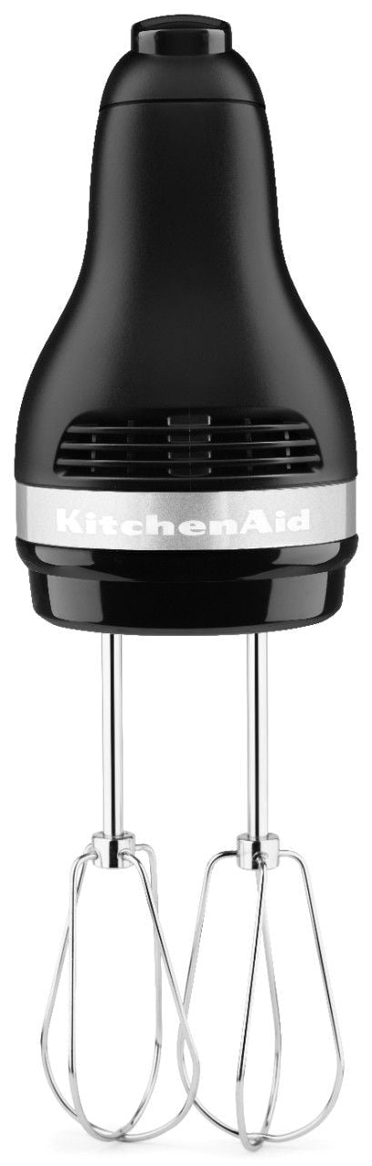 Kitchen Aid Compact 5-Speed Hand Mixer with Stainless Steel Accessories, Black