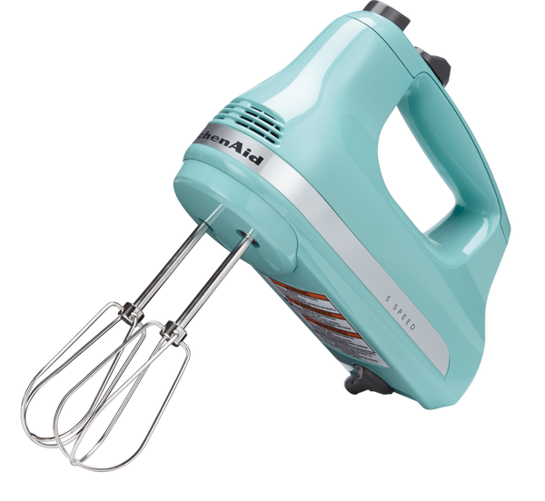 KitchenAid Ultra Power 5-Speeds Hand Mixer with Turbo Beater Aqua Sky Y0