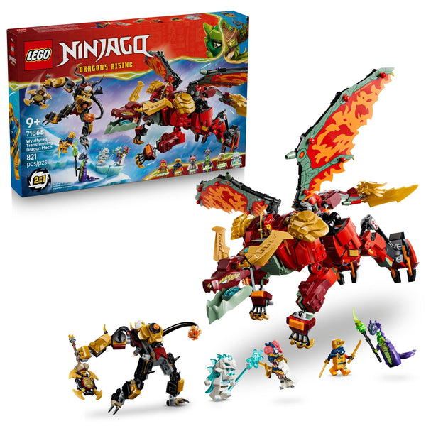 LEGO Ninjago Wyldfyre's Transforming Dragon Mech 71868 P4