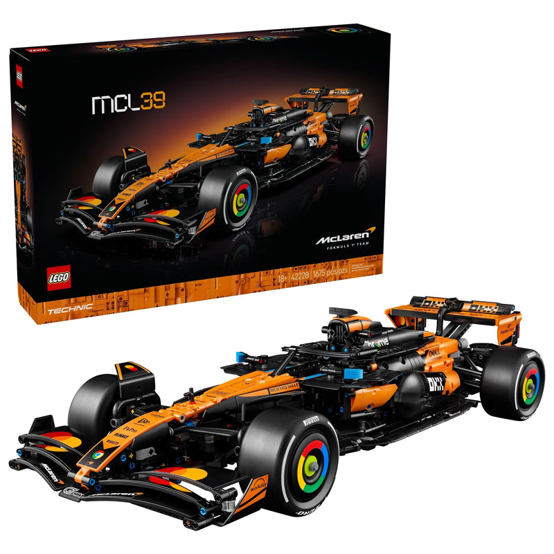 LEGO Technic McLaren MCL39 Formula 1 Car Building Set - 42228, 1675-pcs, Ages 18+ U3