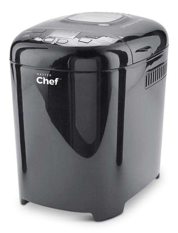 MASTER Chef Bread Maker with 12 Digital Functions, Black, 2lb T5