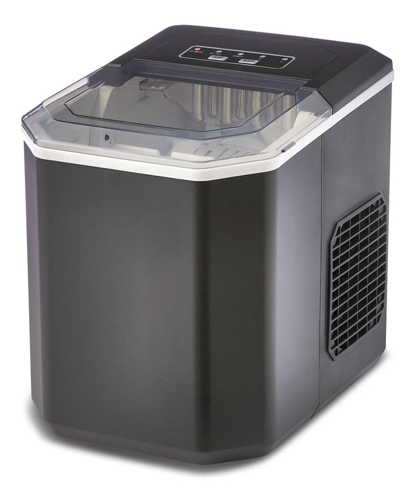 Master Chef Compact Countertop Ice Maker with LED Display, 26-lb Ice/Day, Black E1