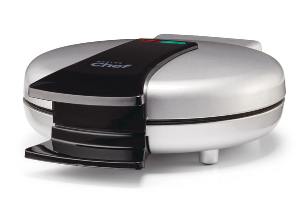 MASTER Chef Round, Non-Stick Waffle Maker, Silver F6
