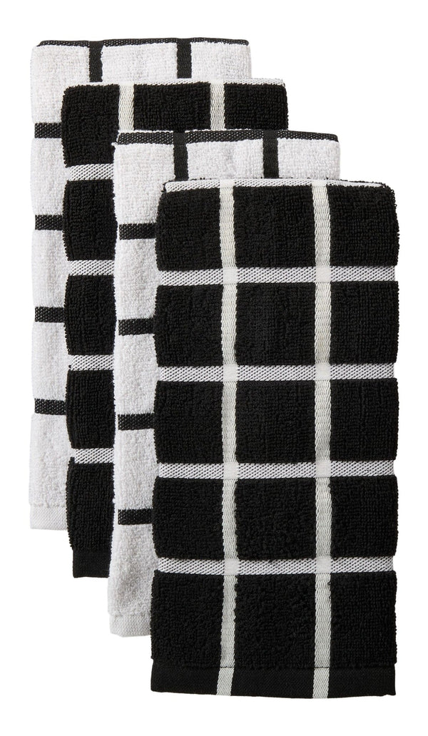 Master Chef Terry Kitchen Towels, Reusable, Various Colours, 16-in x 26-in, 4-pk O5