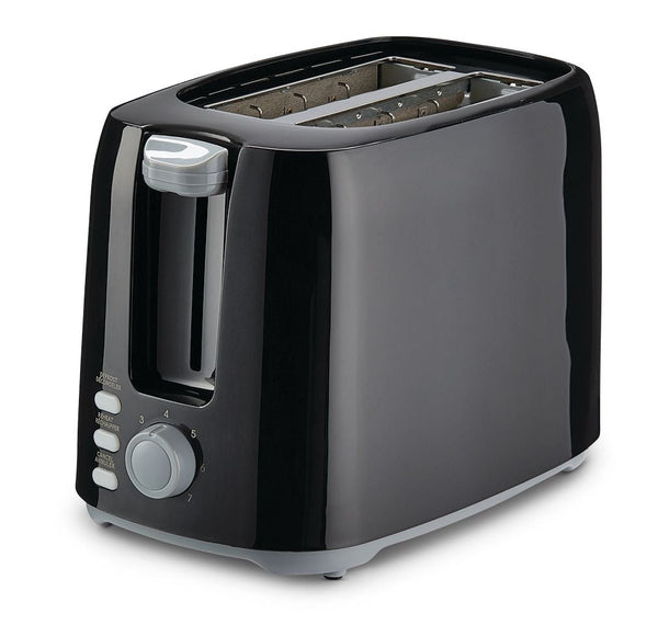 MASTER Chef Wide Slots Toaster with 7 Settings, Black, 2-Slices D8
