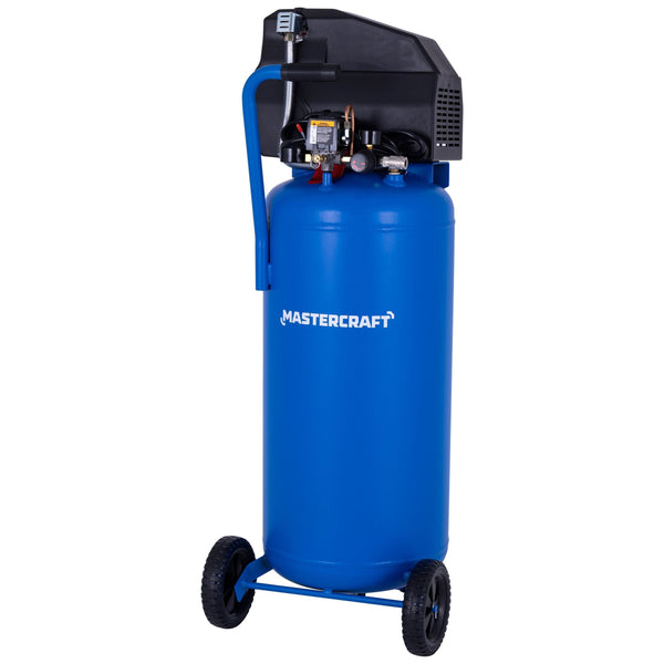 Mastercraft 20-Gallon Oil Free Vertical Air Compressor, 135 PSI R1