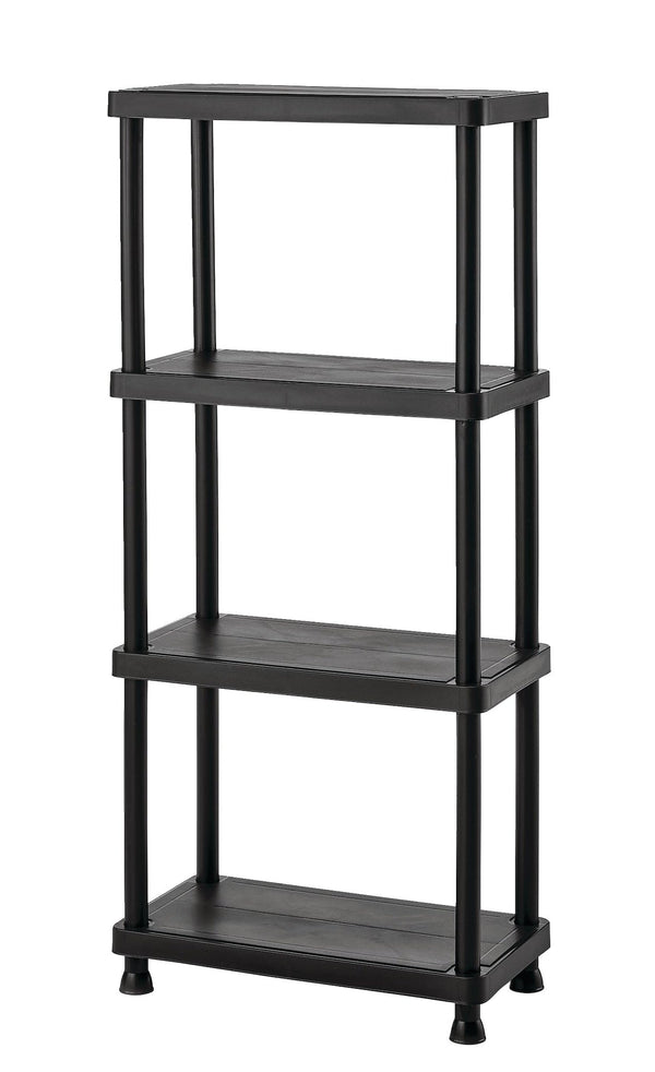Mastercraft 4-Shelf Resin/ Plastic Storage Rack/ Shelving Unit, 23 x 12 x 52-in F9